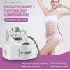 Sy-Sv9 rouleau masseur équipement RF système de cavitation sous vide Machine de beauté du corps avec 5 poignées pour le traitement du corps, du visage et des yeux, instrument de combustion des graisses