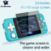 مشغلات اللعبة المحمولة Powkiddy Q90 3 بوصة شاشة IPS Console Handheld Dual Open System Game Console 16 Simulators Retro PS1 Gift 3D New Games T220918