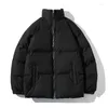 Men's Down Winter Jackets Men Parkas Thicken Warm Coats 2022 Casual Male Stand Collar Solid Color Outwear Chaquetas