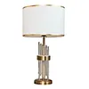 Table Lamps Nordic Luxurious Crystal Desk Lamp Living Room Decoration Bedroom Beside Study Light Fixture Office El LED E27 Interface