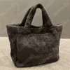 Winter Designer Tote Bag Wool Fashion Handbag For Women Casual Solid Handbags Brand Ladies Fur Luxury Totes Bag