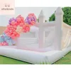 PVC Wedding White Respo Combo Castle with Slide and Ball Pit Beat Bed Bed Bouncy Castle Pink Bouncer House Moonwalk for Fun Toys