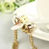 Brooches Pearl Gold Tassel Chain Shirt Collar Brooch Broche Men Suit Lapel Pin Accessories Wedding For Women Jewelry