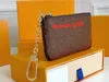 Designers Mini Wallet Fashion Womens Mens Keychain Ring Credit Card Holder Coin Purse M62650 With box and dust louise Purse vutton Crossbody viuton bag
