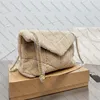 Puffer Toy Umhängetasche Denim gesteppte Handtasche Frauen Designer Kette Umhängetaschen Frauen Geldbörse Brieftasche