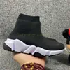 Fashion boots for Kids Speed Trainer sock shoes Toddler Boys Girls Youth socks sneakers triple black red Kid Children designer 24-352675