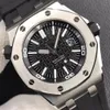 RR factory Designer zegarki dla mężczyzn zegarek 15703 zegarek do nurkowania 2824 w pełni automatyczne maszyny 42mm wodoodporny 300m świetlisty pływanie
