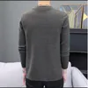 New spring itlay france men's Knitted cardigan sweater coat men's slim fit jacket business casual long sleeves stripe jackets pluz size black color