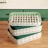 Storage Bottles Useful Large Capacity Eco-friendly Picnic Fruit Food Box For Home Refrigerator Organizer Dumpling