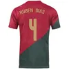 2022 World Cup Soccer Cristiano Ronaldo Jerseys National Team DIOGO J ANDRE SILVA BERNARDO FERNANDES WILLIAM PEREIRA JOAO CANCELO Football Shirt Kits PuTaoYa