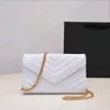 أزياء حقيبة اليد للنساء Luxurys Bag Mini 22cm WOS WOS محفظة Crossbody سلسلة جلدية رسول رسول Envelope Shoul4237820