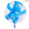 Party Decoration Blue Pink Transparent Acrylic Mini Pacifier Baby Shower Girl Cake Decorations Birthday Kids Gift DIY