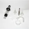 Kit Nectar HOOKAHS avec pointe en titane Nail Quartz Tip 14mm tous disponibles Mini Glass Pipe Micro NC set