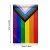 30x45cm 게이 프라이드 무지개 정원 깃발 트랜스젠더 레즈비언 LGBT 무지개 배너 정원 깃발 파티 장식 무지개 배너 TH0321