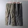 Мужские брюки Зимние толстые флисовые флисовые теплые растягивающие растягивающие мужчины военные растворы водонепроницаемы