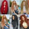 Synthetic Black Deep Wave Twist natürliche synthetische Afro -Curls Zöpfe Ombre Flechten Haarverlängerungen für Frauen niedrigpretur