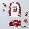 Kerstmis kleding pyjama's voor familie matching sets klassieke gedrukte geruite slaapkleding set voor vrouwen/mannen/kinderen/baby