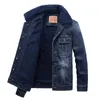 Zhan di Ji pu Men Denim Giacche addensate giacche jeans plus size 4xl 143 n5zx#