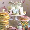 Party Decoration 2022 Houten Donut Holder Huwelijk Verjaardag Donuts Dessert Display Stand Home Table Tare Donuts Racks