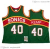 Basketbalshirts Shawn Kemp Mitchell Ness Hardwoods Klassiekers retro Heren Dames Jeugd throwback jeNBA