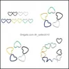 Nose Rings Studs Fashion Wholesale Fake Nose Rings And Studs Charm Heart Body Jewelry Falese Ear Drop Delivery 2021 Dhseller2010 Dhr5J