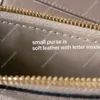 Pochette Felicie Empreinte väska Kuvert clutch plånböcker korthållare handväska designer väskor plånbok på kedja avtagbar 3st handväska crossbody läder embossing letter