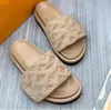 Slides Designer Sandals Slippers Disual Slippers for Women Cays Cotton Fabric Straw for Spring and Autumn 35-42