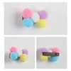 Accessoires de cheveux pour filles, pompon boule douce, pince à cheveux pour enfants, épingles à cheveux, Barrettes couleur bonbon, couvre-chef mignon