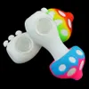 Hand pipe silicone mushroom shape pipes smoking accessories bubber dab rig