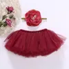 Conjuntos de roupas Baby Studios Po Skirt Crie POS divertidos para menina no aniversário ou festa