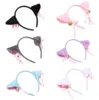 Anime Lolita Cosplay bandeau avec nœud papillon cloche cheveux accessoires en peluche chat oreille casque Halloween fête décor accessoires de déguisement