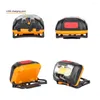 Headlamps SANYI USB Rechargeable Induction Headlamp Light Mini COB LED Headlight Head Torch With Cable Built-in Battery