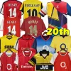 1997 1999ヘンリーレトロサッカージャージ20thフットボールシャツ2000 01 02 03 04 05 06 07 BERGKAMP PIRES REYES V.PERSIE ADAMS MEN UNIIORA