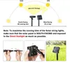 Outdoor Solar String Lights Waterproof Garden Fairy Lights with 8 Lighting Modes for Patio Trees Christmas Wedding Party Decor