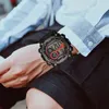 Relógios de pulso Shhors Watches Men liderou o relógio digital de assistência à prova d'água Sport Militar Electronic Relogio Masculino Horloges Vrouwen 2022