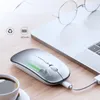 Офис мышей безмолвного зарядки беспроводной мыши 2.4G ноутбук Bluetooth Трехмодные компьютерные игровые аксессуары