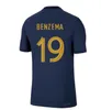 2022 Benzema Mbappe Griezmann Soccer Jersey French Kante Pogba Kounde Giroud Guendouzi Kimpembe 22 23 Pavaro Equipement Maillot de de