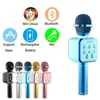 Microphones Microphone karaoké Microphone sans fil Bluetooth Professiona Haut-parleur Handheld Microfone Player Sing Recorder Mic Microfono T220916