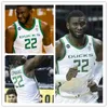 Баскетбол 2022 NCAA Custom Uo Oregon Ducks сшита баскетбольной майкой 1 Джорда Белл #24 Диллон Брукс Трой Браун -младший Люк Джексон Терре