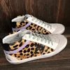 luxe Italie Marque Golden Sneaker Mid Star Femmes Chaussures Imprimé Léopard Rose-or paillettes Classique Blanc Do-old Dirty Designer High Top Style