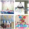 Party Decoration 6pcs 4.5cm 9 Meters Crepe Paper Streamers DIY Garland Pography Backdrops For Wedding Birthday Venue