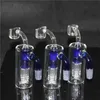 hookahs 14mm 18mm Glass Ash Catchers With Glass Bowls 45 90 Degrees Ashcatcher Tire Percolators For Water Bongs Oil Dab Rigs