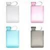 Creative Ultra Thin Water Bottle 380ml Outdoor Sports Square Plastic Cups Portable Shatterproof Kettles LYX183