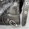 トップス品質の女性レディオートバイショルダーバッグ高級デザイナー本革バッグクロスボディクラッチ財布財布ポシェットレトロ