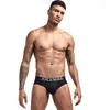 Underpants JOCKMAIL's Threaded Cotton Men's Panties Triangle Pure Sweat-absorbing Foreign Trade Underwearwholesale