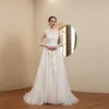 Lace Wedding Dress Flower Small Trailing Light Skirt A-Line LD8028