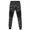 Herrspår Heflashor 2022 Camouflage Tryckt Män Set Causal Jacket 2st Tracksuit Sportswear Hoodies Sweatshirt Pants Sport Sate Suit