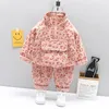 Ensembles de vêtements Printemps Automne Enfants Mode Vêtements Bébé Garçons Filles Veste Pantalon 2 Pcs / ensembles Enfants Toddler Vêtements Infantile Coton Survêtement 220916