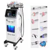 2022 Senaste ankomst 10 I 1 Face Care Hydra Aqua Facial Dermabrasion Machine Hydro Oxygen Ansiktsbehandlingar Skin Rejuvenation Beauty Salon Equipment