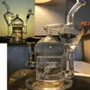 glass bongs Hookahs water pipes with sprinkle perc and round liner perc pyrex oil burner 2023